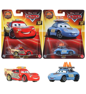 Disney Pixar Cars 2 Araç Set - Radiator Springs Race & Rescue Lightning McQueen & Sally