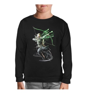 Guardians of Middle Earth - Legolas Siyah Çocuk Sweatshirt