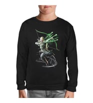 Guardians of Middle Earth - Legolas Siyah Çocuk Sweatshirt
