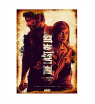The Last Of Us  Desenli Mdf Tablo