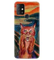 INFINIX Hot 8 9 10 11S Hot 10 Play 10T Kılıf Desemli Silikon Tablo Cat 1788