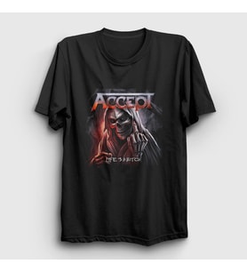 Presmono Unisex Siyah Reaper Accept T-Shirt 180718tt