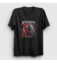 Presmono Unisex Siyah Reaper Accept T-Shirt 180718tt