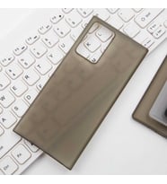 Galaxy Note 20 Ultra Kılıf A+ Ultra İnce Sert Kapak (Füme)