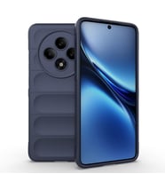 Oppo Reno 11FS Uyumlu Kılıf Esnek TPU Oyuklu Arka Yüzey Tasarımlı Zore Etnik Silikon Kapak (Lacivert)