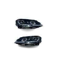 VW Golf 7-7,5 Upgrade Çift J Ledli Far Lambası Sağ-Sol Takım 2013-2020
