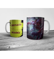 Pixxa  CHO'GATH İsimli Kişiye Özel Kupa Bardak (League of Legends,LOL)