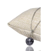 Sertifikalı Doğal Karlı Obsidyen Taşı Kolye (Çok Renkli)