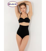 Yüksek Bel Toparlayıcı Dikişsiz Seamless Külot (Siyah)