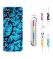 General Mobile GM 21 Pro GM 22 Pro Plus Kılıf Kablo Koruma Spiral Silikon Owl 1351