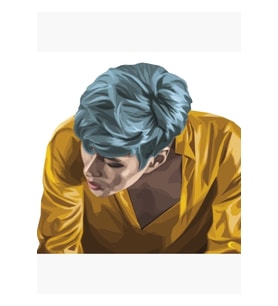 Taemin Tablo Ahşap Poster Dekoratif Kod5563