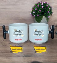 Anneler Günü Kupa Bardak T Siyah Kulplu Anneye Doğum Günü Hediyesi
