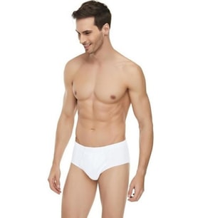 12 Adet Güryıldız Erkek Penye Slip Külot Pamuklu Beyaz 24501