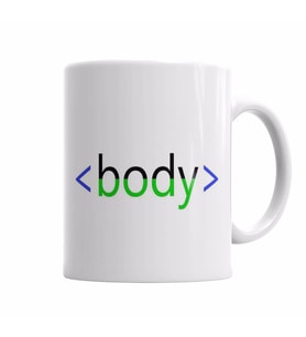 Tag Body Kupa Bardak Porselen