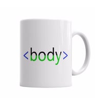 Tag Body Kupa Bardak Porselen