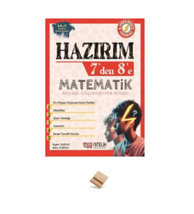 Nitelik 7'den 8'e Hazırım Alt Yapı Güçlendirme Matematik Kitabı + Telefon Standı