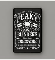 Peaky Blinders Desenli Metal Tabaka – Kişiye Özel İsimli Hediyelik