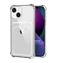 Microsonic Apple iPhone 13 Mini Card Slot Shock Kılıf Şeffaf (Renksiz)