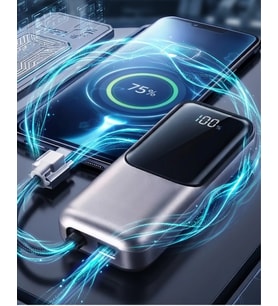 Northcity LED Ekranlı Mini Powerbank 13000 mAh - 22.5W Hızlı Şarj ve Güvenli Şarj Cihazı