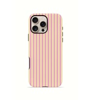 iPhone 16 Pro Vorian Çift Katmanlı Kılıf Lemon Candy Pinstripe