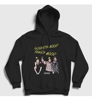 Presmono Unisex Siyah Band 5 Seconds Of Summer Kapüşonlu Sweatshirt 78761tt
