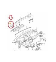 Caddy 2011-2015 Silecek Tabla Köşesi Sağ -orj- Uyumlu