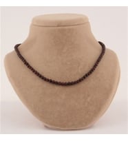Lal Granat Doğaltaş Kolye 6 mm, M224