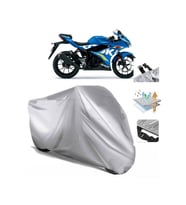 Suzuki Gsx-r 125  Arka Çanta (bağlantı Tokalı) Uyumlu SolarBlock Prime Motosiklet Brandası Örtüsü (Siyah)
