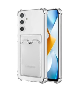 Microsonic Samsung Galaxy A25 Card Slot Shock Kılıf Şeffaf (Renksiz)