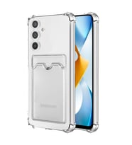 Microsonic Samsung Galaxy A25 Card Slot Shock Kılıf Şeffaf (Renksiz)