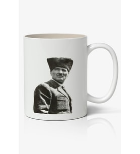 Atatürk Baskılı Kupa Bardak Baskılı Kahve Kupa Bardak-3