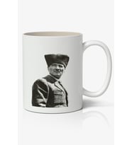 Atatürk Baskılı Kupa Bardak Baskılı Kahve Kupa Bardak-3