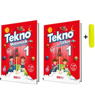 Kırmızı Beyaz Tekno 1.Sınıf 2.Dönem Matematik Türkçe 2'li Set