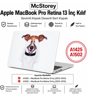 MacBook Pro Retina 13 İnç Kılıf A1425 A1502 Uyumlu Köpek Desenli Sert Kapak Mat TPU Hard Case İnce Hafif Çizilme Koruyucu Laptop Kılıf Dog 67