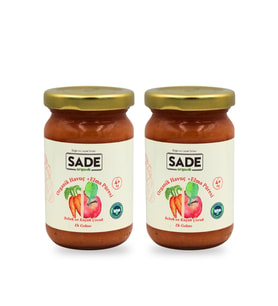 SADE ORGANİK HAVUÇ ELMA PÜRESİ 100 GR 2 Lİ PAKET