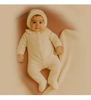 Bistyle Yenidoğan Tulum Battaniye Prıncess 13115 Ekru