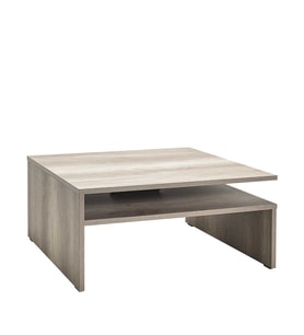 Adore Mobilya Level Kare Orta Sehpa - Açık Ceviz (Tori) 90x42x90 cm (GxYxD)