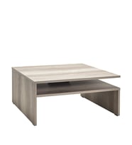 Adore Mobilya Level Kare Orta Sehpa - Açık Ceviz (Tori) 90x42x90 cm (GxYxD)
