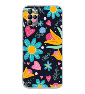 PrintiFy Omix X500 ile Uyumlu 1mm Slim Fit Retro Colors 1 Baskılı Şeffaf  Kılıf