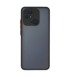 Xiaomi Redmi 10c Kılıf Montreal Silikon Kapak - Siyah