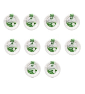 Roll-Up Nature Ekolojik Karton Kağıt Parti Tek Kullanımlık Tabak - 18 Cm. - 50 Adetlik 10 Paket