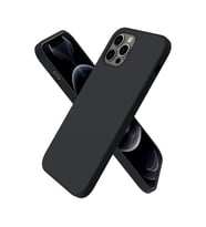 Apple iPhone 12 Pro Kılıf First Silikon - Siyah