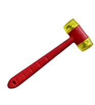40 Mm Vidalı Tokmak Değiştirilebilir Plastik Kafalı Çekiç