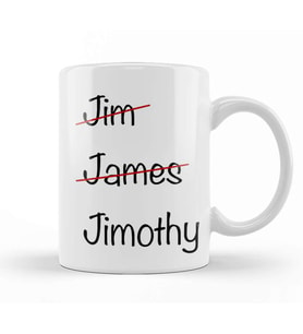 The Office Jimothy Kupa Bardak Porselen