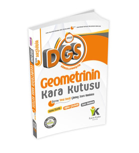 DGS Geometrinin Kara Kutusu Konu Özetli Dijital Çözümlü Çıkmış Soru Bankası (Beyaz)
