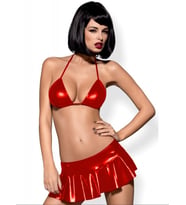 Fantezia Night Fantezi Kırmızı Mini Etekli SütyenTakım İç Giyim TG279095