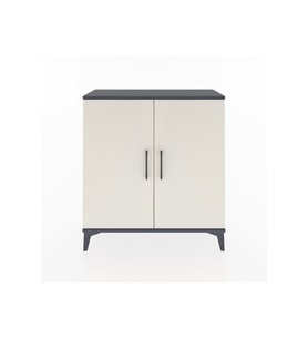 Arges Şifonyer 2 Kapaklı 88x30x96 Antrasit-Aytaşı
