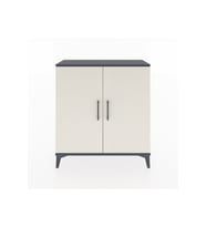 Arges Şifonyer 2 Kapaklı 88x30x96 Antrasit-Aytaşı