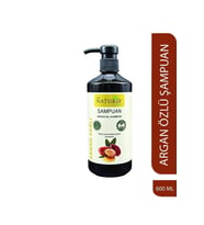 Naturix Argan Yağlı Şampuan - 600ml  Paraben, Fosfat, Tuz İçermez  Saç Bakımı