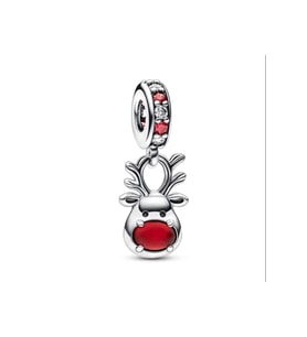 Soul Atelier Noel Geyiği Sallantılı Gümüş Kaplama Charm
